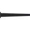 Ekena Millwork 2 1/2"W x 40"D Countertop Island Steel Heavy Duty Bracket w/ Flange, Powder Coated Black BKTM02X40IBPBL - alternate 7
